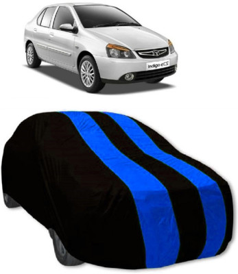 MoTRoX Car Cover For Tata Indigo eCS (Without Mirror Pockets)(Red, Blue)