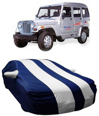 AASDEE Car Cover For Mahindra Marshal (With Mirror Pockets)(White)