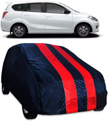 MoTRoX Car Cover For Nissan Go (Without Mirror Pockets)(Red, Blue)