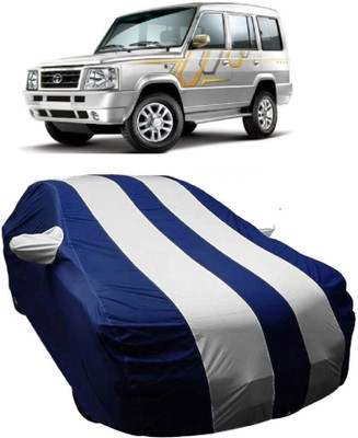 MoTRoX Car Cover For Tata Sumo Victa (With Mirror Pockets)(Blue, White)