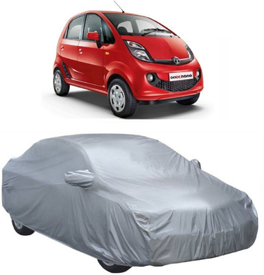 MoTRoX Car Cover For Tata Nano (With Mirror Pockets)(Silver)