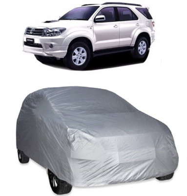 MoTRoX Car Cover For Toyota Fortuner Old (Without Mirror Pockets)(Silver)