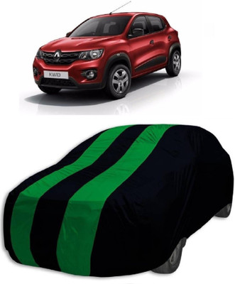 MoTRoX Car Cover For Renault Kwid (Without Mirror Pockets)(Green, Blue)