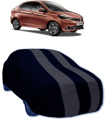MoTRoX Car Cover For Tata Tigor (Without Mirror Pockets)(Grey, Blue)