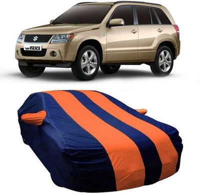 XGuard Car Cover For Maruti Suzuki Grand Vitara (With Mirror Pockets)(Orange)