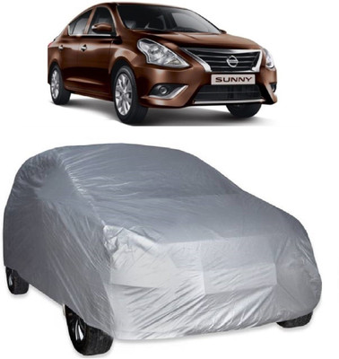 MoTRoX Car Cover For Nissan Sunny (Without Mirror Pockets)(Silver)