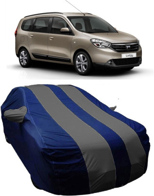 MoTRoX Car Cover For Renault Lodgy (With Mirror Pockets)(Blue, Grey)