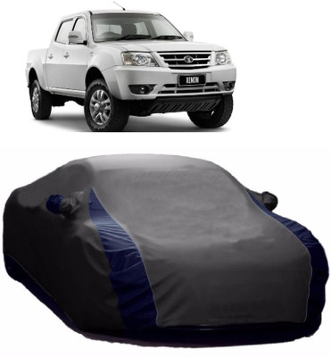 MoTRoX Car Cover For Tata Xenon (With Mirror Pockets)(Blue, Grey)