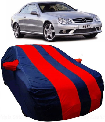 MoTRoX Car Cover For Mercedes Benz CLK (With Mirror Pockets)(Blue, Red)
