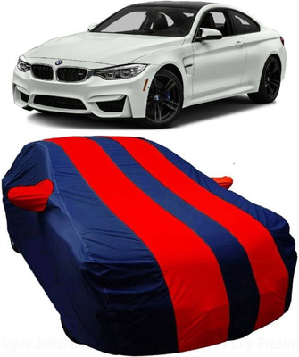 MoTRoX Car Cover For BMW M4 (With Mirror Pockets)(Blue, Red)