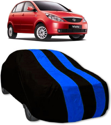 MoTRoX Car Cover For Tata Vista Tech (Without Mirror Pockets)(Red, Blue)