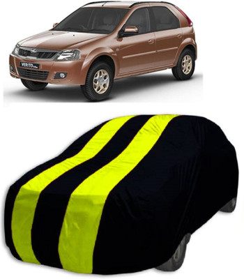 MoTRoX Car Cover For Mahindra Verito Vibe (Without Mirror Pockets)(Red, Yellow)