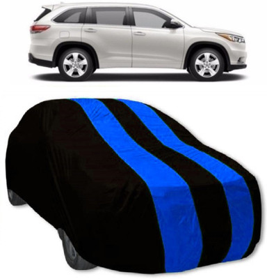 MoTRoX Car Cover For Toyota Highlander (Without Mirror Pockets)(Red, Blue)