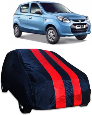 MoTRoX Car Cover For Maruti Suzuki Alto 800 (Without Mirror Pockets)(Red, Blue)