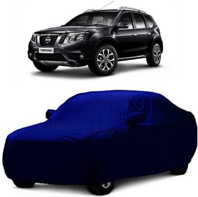 MoTRoX Car Cover For Nissan Terrano (With Mirror Pockets)(Blue)