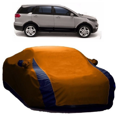 MoTRoX Car Cover For Tata Hexa (Without Mirror Pockets)(Orange, Blue)