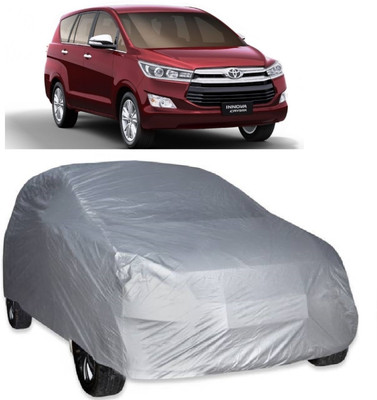 MoTRoX Car Cover For Toyota Innova Crysta (Without Mirror Pockets)(Silver)