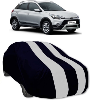 MoTRoX Car Cover For Hyundai i20 Active (Without Mirror Pockets)(Red, White)