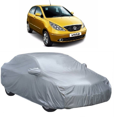 MoTRoX Car Cover For Tata Vista (With Mirror Pockets)(Silver)