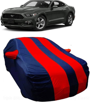 MoTRoX Car Cover For Ford Mustang (With Mirror Pockets)(Blue, Red)