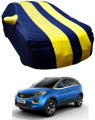 MoTRoX Car Cover For Tata Nexon (With Mirror Pockets)(Blue, Yellow)