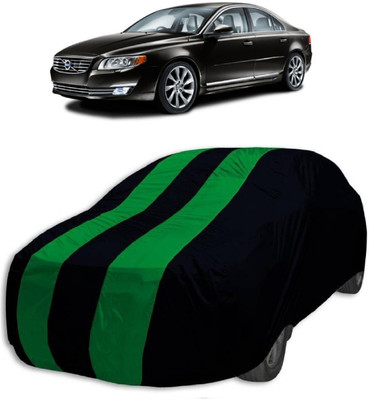 MoTRoX Car Cover For Volvo S80 (Without Mirror Pockets)(Green, Blue)
