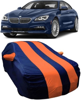 MoTRoX Car Cover For BMW Alpina B6 (With Mirror Pockets)(Blue, Orange)