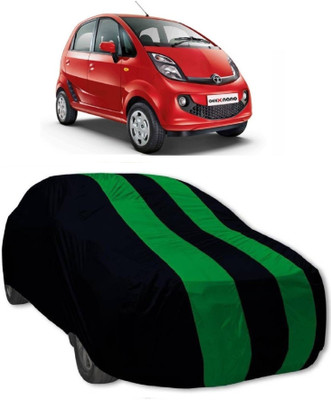 MoTRoX Car Cover For Tata Nano (Without Mirror Pockets)(Green, Blue)