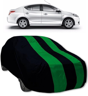 MoTRoX Car Cover For Renault Scala (Without Mirror Pockets)(Green, Blue)