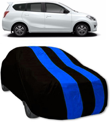 MoTRoX Car Cover For Nissan Go (Without Mirror Pockets)(Red, Blue)
