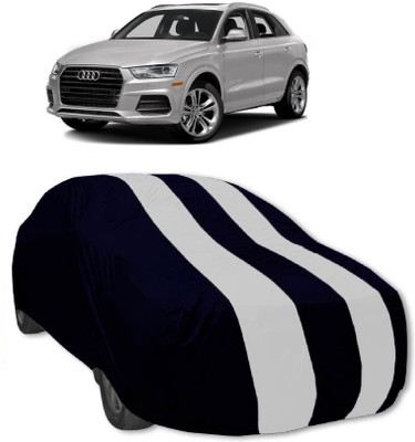 MoTRoX Car Cover For Audi Q3 (Without Mirror Pockets)(Red, White)