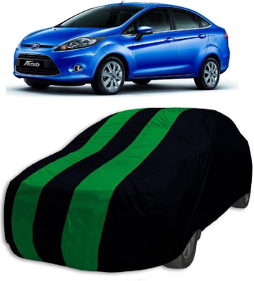 MoTRoX Car Cover For Ford Fiesta Classic (With Mirror Pockets)(Blue, Green)