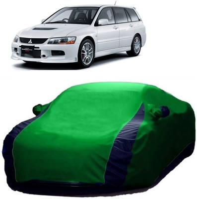 MoTRoX Car Cover For Mitsubishi Lancer Evolution (With Mirror Pockets)(Blue, Green)