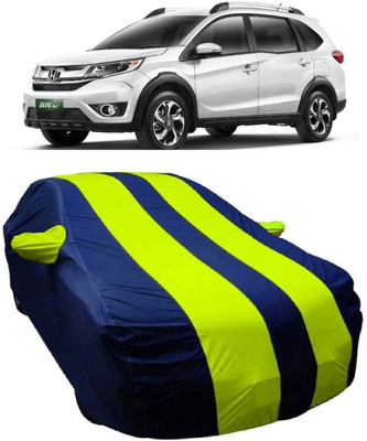 MoTRoX Car Cover For Honda BRV (With Mirror Pockets)(Blue, Green)