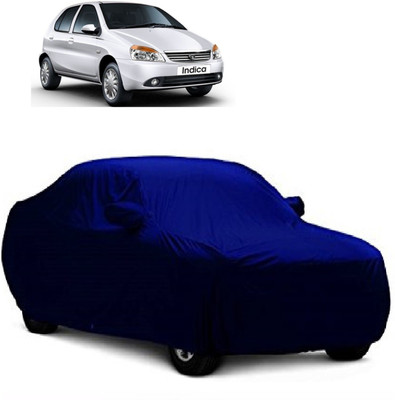 MoTRoX Car Cover For Tata Indica V2 (With Mirror Pockets)(Blue)