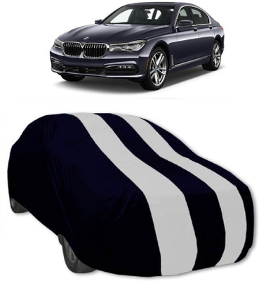 MoTRoX Car Cover For BMW 720D (Without Mirror Pockets)(Red, White)