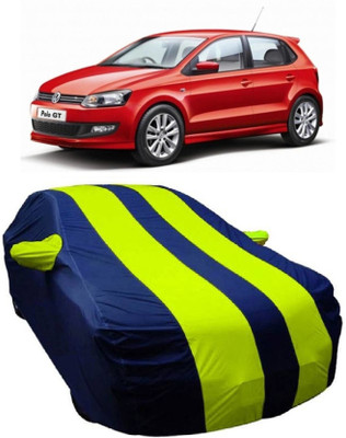 MoTRoX Car Cover For Volkswagen Polo GT (With Mirror Pockets)(Blue, Green)