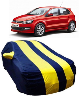 MoTRoX Car Cover For Volkswagen Polo GT (With Mirror Pockets)(Blue, Yellow)
