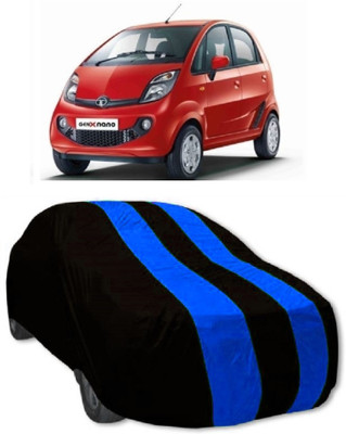 MoTRoX Car Cover For Tata Nano Genx (Without Mirror Pockets)(Red, Blue)