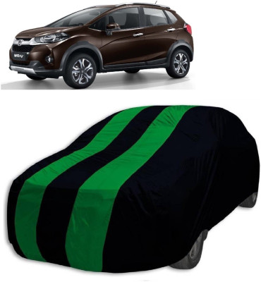 MoTRoX Car Cover For Honda WR-V (Without Mirror Pockets)(Green, Blue)