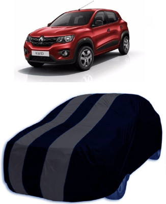 MoTRoX Car Cover For Renault Kwid (Without Mirror Pockets)(Grey, Blue)
