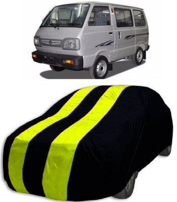MoTRoX Car Cover For Maruti Suzuki Omni (Without Mirror Pockets)(Red, Yellow)