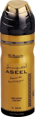 Al Nuaim ASEEL LONG LASTING BODY SPRAY Deodorant Spray  -  For Men & Women(200 ml)