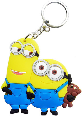 MGP FASHION High Quality Cartoon Double Sided Minion's Kevin and Bob Key Chain