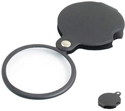 DIY Crafts 2 Pcs Mini Pocket Magnifying Glass Folding Pocket Magnifying Glass 5 Magnifier(Multicolor)