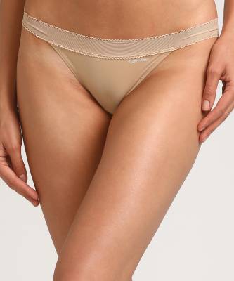 Calvin Klein Underwear Women Thong Beige Panty Reviews: Latest Review of Calvin  Klein Underwear Women Thong Beige Panty | Price in India 