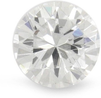 Jewelswonder Original & Natural White Zircon / Jarkan Loose Gemstones With JGL Lab Stone Zircon Ring