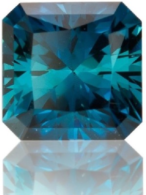 Jewelswonder Original & Natural Blue Zircon / Jarkan Loose Gemstones With JGL Stone Zircon Ring