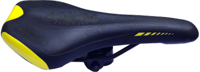 Schrodinger SCHRO70066 Road Mountain Cycle Saddle Seat Black Yellow Saddle(Black, Yellow)