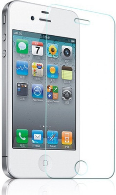 Mudshi Tempered Glass Guard for Apple iPhone 4s(Pack of 1)